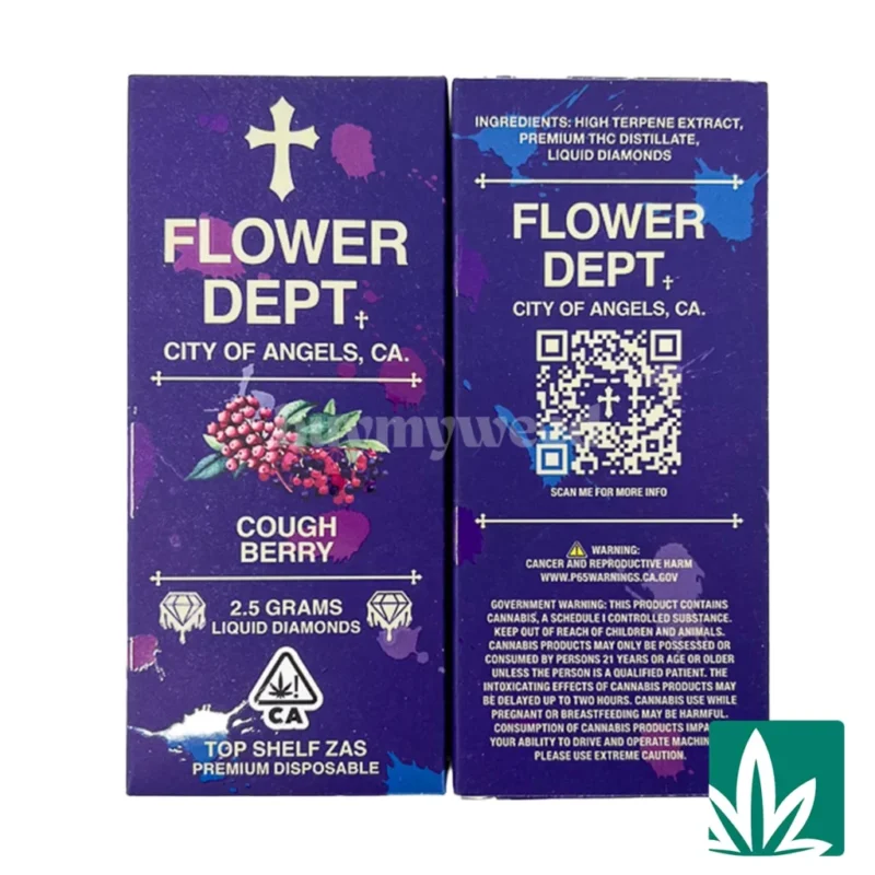 Flower Dept Liquid Diamond Disposable (2.5g) – Cough Berry