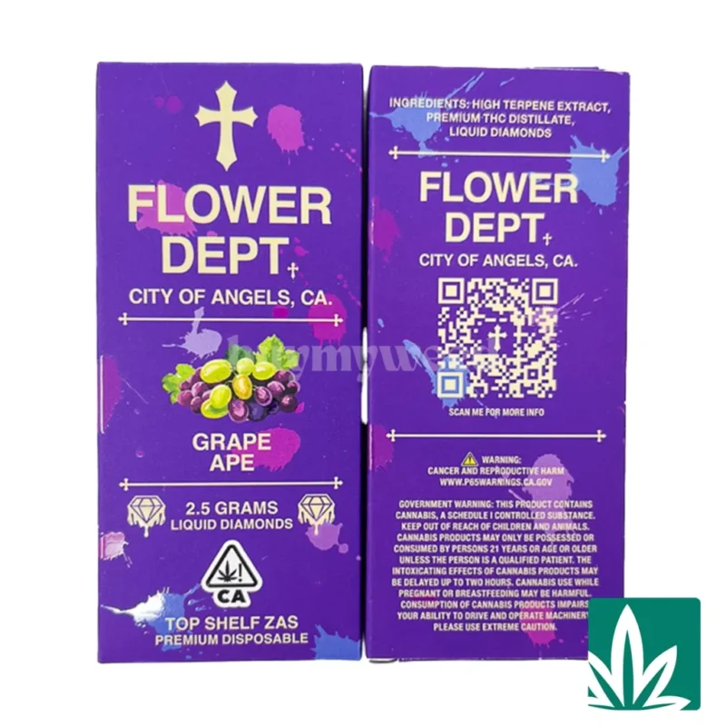 Flower Dept Liquid Diamond Disposable (2.5g) – Grape Ape