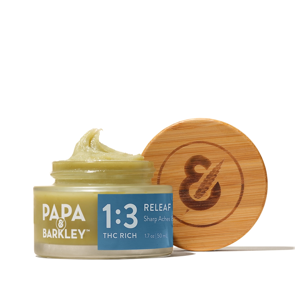 50ml-1-3-thc-rich-releaf-balm.webp 50mL - 1:3 THC Rich Releaf Balm - Image 1