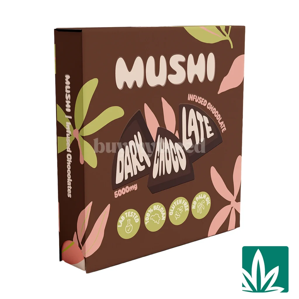 Mushi-Dark-Chocolate-1-1024x1024 Mushi Chocolate (5g) – Dark - Image 1