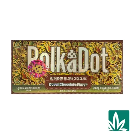 Polka Dots Shroom Chocolate (5g) – Dubai Chocolate Flavor
