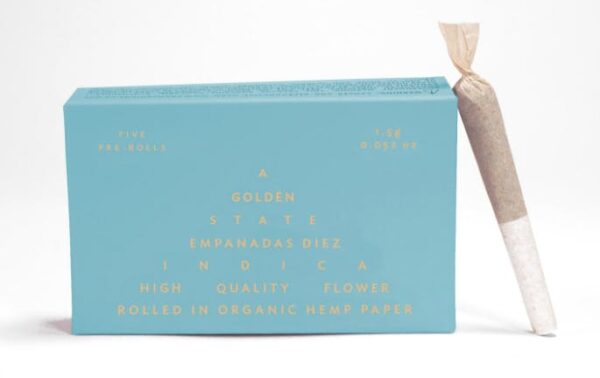 A Golden State | Empanadas Diez | Minis | 0.3g ea | 5pk