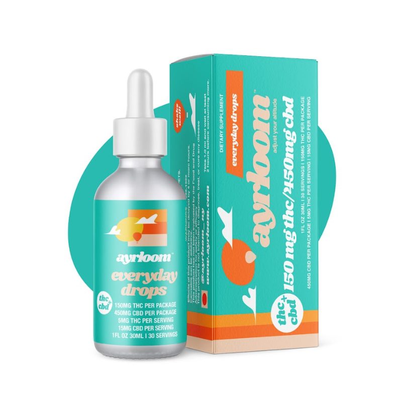 ayrloom-everyday-drops-1-3-thc-cbd-150mg-tincture.jpeg Ayrloom | Everyday Drops 1:3 (THC:CBD) - 150mg Tincture - Image 1