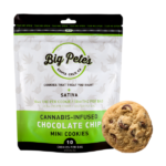 Big Pete’s Treats Chocolate Chip Cookies Sativa 100mg (10pk) - Image 2