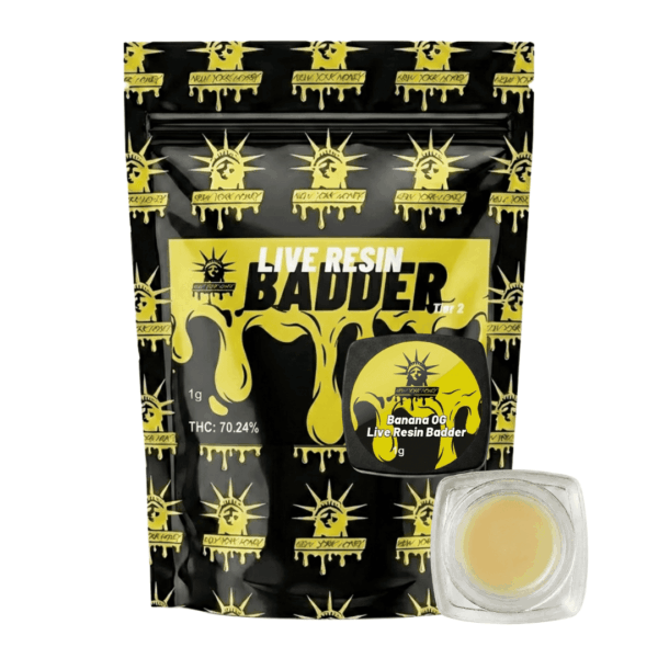 New York Honey | Banana OG Live Resin Badder - 1g - Concentrate