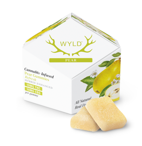 Pear 'Refresh' Gummies (H) (High CBG)