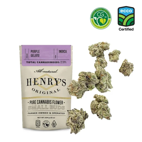 Purple Gelato (I) - Small Buds Pouch - 3.5g