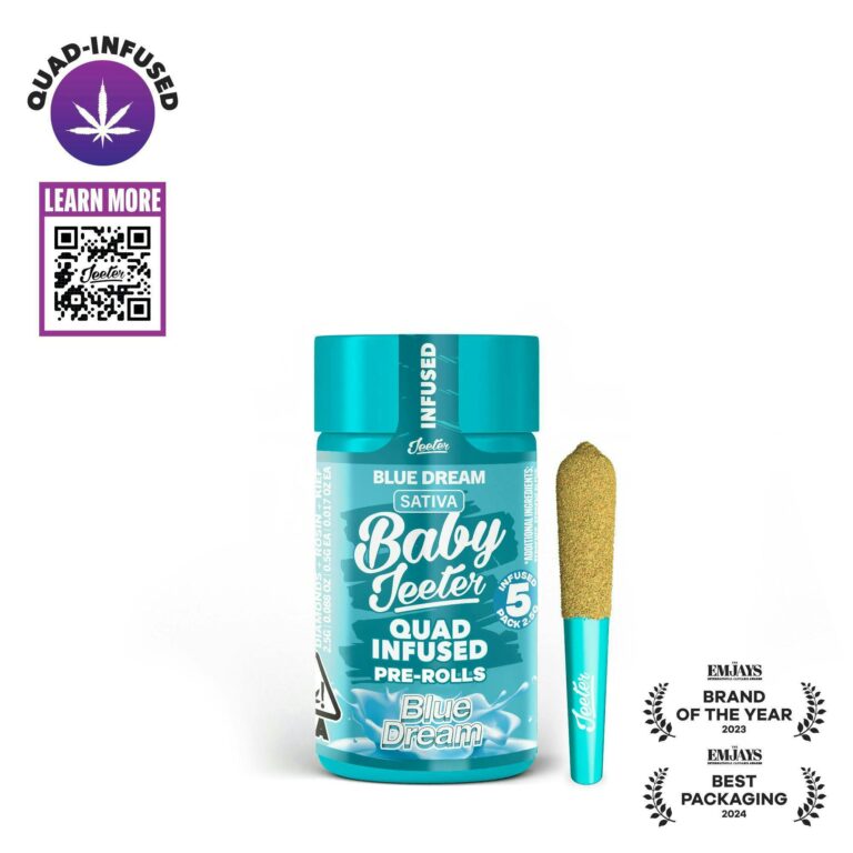 Jeeter | Blue Dream | Quad-Infused Minis | 0.5g each | 5pk