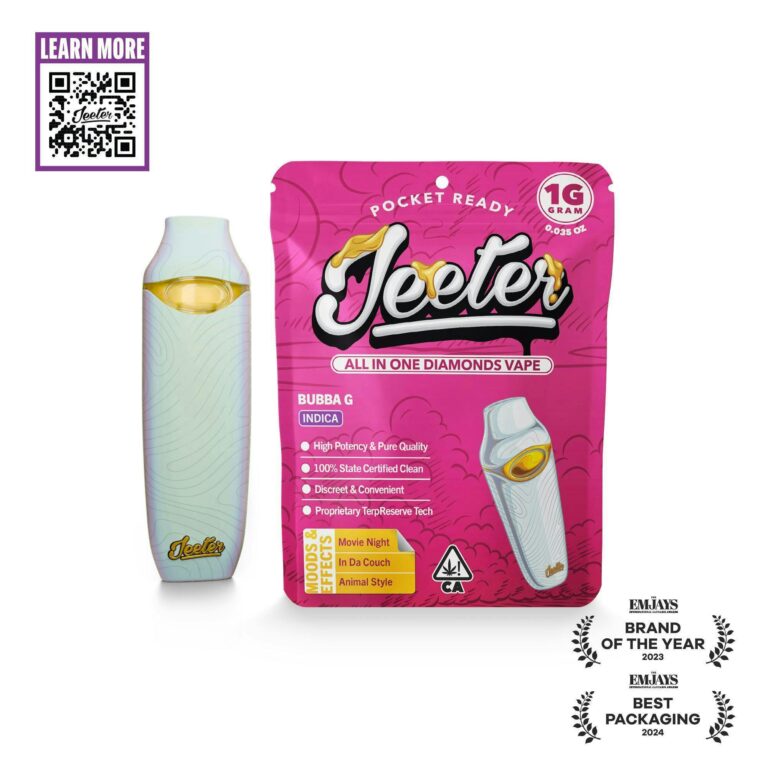 Jeeter | Bubba G | Diamonds Disposable | 1g